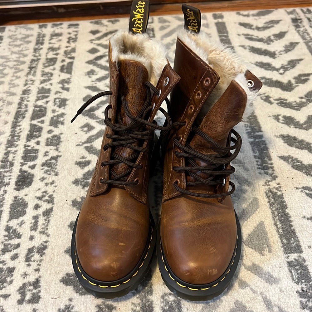 Dr. Marten Serena Faux Fur Boot